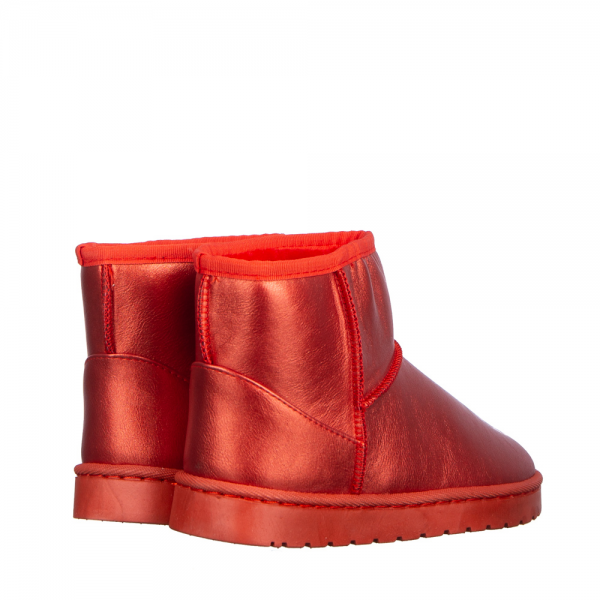 Παιδικές μπότες Coriza κόκκινα, 4 - Kalapod.gr